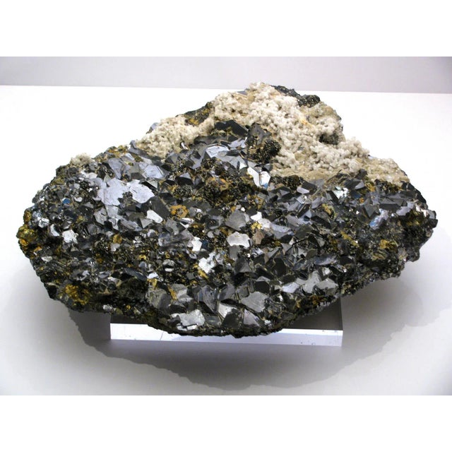 Large Natural Galena Mineral Gemstone Specimen For Sale - Image 9 of 9