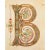 1949 Letter B From "A Legendary of Limoges", First Edition Vintage Gold Ink Lithograph For Sale - Image 9 of 9