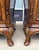 Late 20th Century Pair of Orleans International French-Style Burled Walnut Bombe Nightstands For Sale - Image 11 of 18