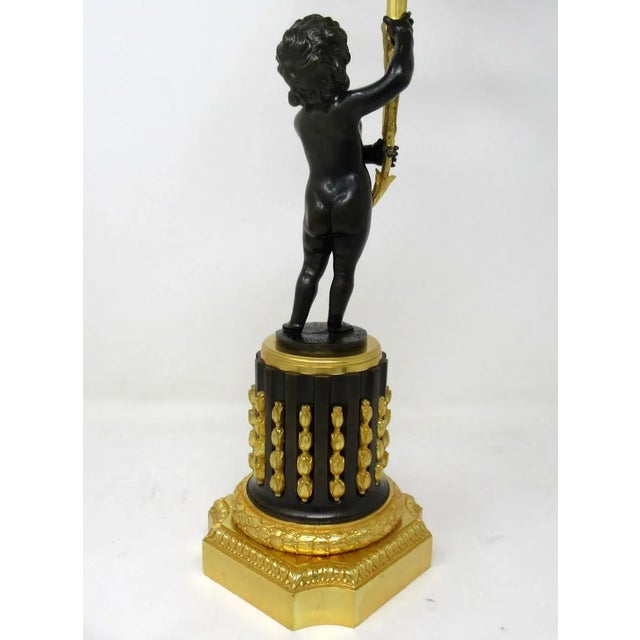 Early 19th Century Pair French Regency Empire Ormolu Bronze Candelabra Pierre-Philippe Thomire For Sale - Image 5 of 11