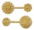 Tiffany & Co. Vintage 18k Yellow Gold Bead Ball Stud Cufflinks For Sale