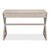 Stone Gray Campaign X-Frame Writing Desk in Stone Grey For Sale - Image 8 of 12