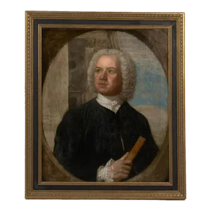 18th Century American School/british School Portrait Gentleman Lawyer Lawmaker