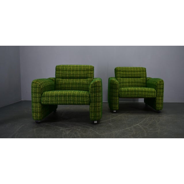 Mid-Century Modern Armchairs, Italy, 1970s, Set of 2 For Sale - Image 15 of 18