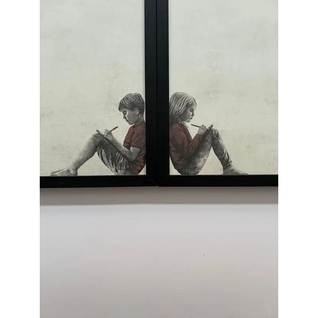 Andrew Scott, Love letters (Diptych) 2026 Two giclee prints on paper Edition of unknown size, Hand signed and stamped on...