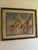 1980s Signed Jim Oliver Print of 2 Wood Ducks in Gorgeous Gold Bamboo Frame For Sale - Image 10 of 11