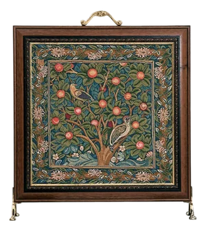 Woodpecker Tapestry Firescreen