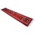 Red 1970s Hand Knotted Kurdish Runner For Sale - Image 8 of 16