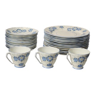 1940s English Samuel Radford & Sons Fondeville Embassy Ware Collection - 26 Pieces For Sale