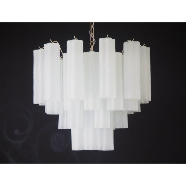 Vintage Murano Glass Tube Pendant Light, 1990s For Sale - Image 13 of 13