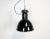 Bauhaus Industrial Black Enamel Pendant Lamp, 1950s For Sale - Image 12 of 12