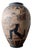 Vintage Ciboure Vase with Fisherman Motif, 1920s For Sale