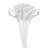 Early 21st Century 10K White Gold Diamond Bypass Cluster Ring (1 Cttw, I-J Color, I2-I3 Clarity) - Size 6-1/2 EVS1010 For Sale - Image 5 of 7