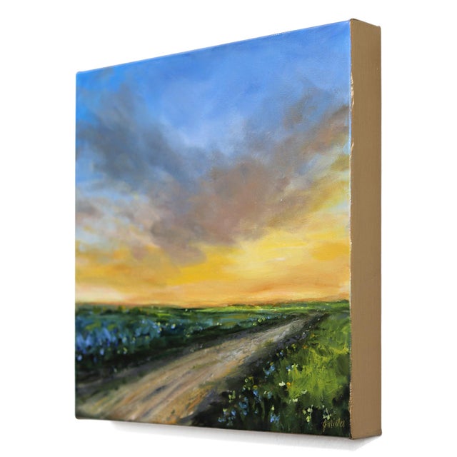 Contemporary To the End of Time II - Original Modern Abstract Acrylic and Graphite Canvas Painting For Sale - Image 3 of 9