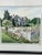 Victorian Joel Ogard Espey House Framed Watercolor, Circa 1994 For Sale - Image 3 of 11
