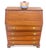Brown American Solid Cherry 4 Drawers Drop Front Secretary Desk Solid Brass Pulls For Sale - Image 8 of 12