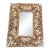 Sunny and Elegant Seashell Mirror 16" X 21" For Sale