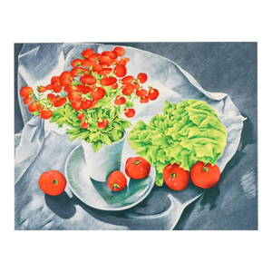 Sandra Lawrence Vegetable Still Life Lithograph