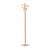 Floor standing coat rack. Chrome poles with a beech wood knob at each end to hold coats, hats, bags. Made in Italy. Solid...