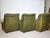 Olive Vintage Modular Leather Sofa, 1970s, Set of 5 For Sale - Image 8 of 18