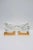 Late 20th Century Horse Head and Mane Bookends or Decorative Object Sculptures White and Gold Porcelain, Pair For Sale - Image 5 of 13