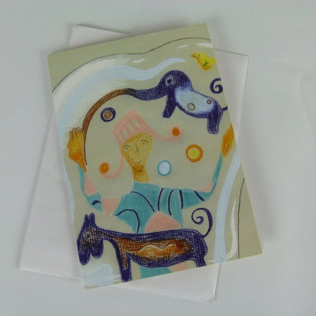 Matt Lamb "Spirit of Dreams" Art Glass Sculpture Signed New in Box For Sale In Atlanta - Image 6 of 14