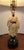 Mid-Century Modern Mid Century Chinoiserie Asian Figural Warrior Chalkware Lamp 22" For Sale - Image 3 of 11