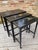 Chinoiserie Stately Vintage Nesting Tables - Set of 3 For Sale - Image 9 of 10