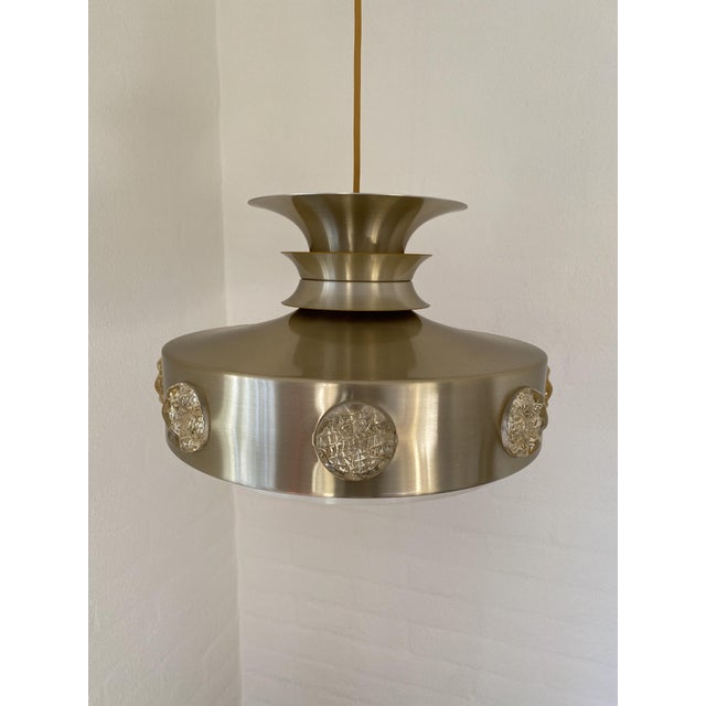 Goldenrod Brass Pendant from Lyskær Belysning For Sale - Image 8 of 8