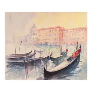 'Basilica Di Santa Maria Della Salute, Venice' by Danail Ochkov, 2003, Venetian Vedute, Grand Canal