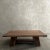 Mid-Century Modern Reclaimed Elm Wood Coffee Table in Walnut Finish-56" For Sale - Image 3 of 12