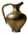 Vintage Brass Vase in Hand-Hammered Metal, 1940s For Sale