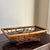 Wood Vintage Bamboo Decorative Tray For Sale - Image 7 of 11