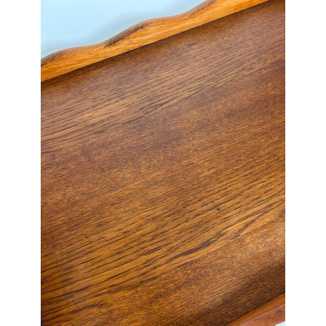 Wood and Brass Tray, France, 19th Century For Sale - Image 4 of 12