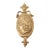 Vintage Brass Neoclassical Roman Soldier Relief Applique For Sale