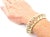 Tiffany and Co. Tiffany & Co. Jean Schlumberger Diamond Yellow Gold and Platinum Hands Bracelet For Sale - Image 4 of 12