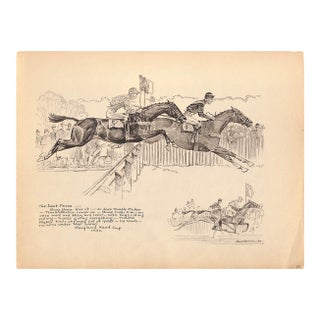 The Last Fence Maryland Hunt Cup 1932 For Sale