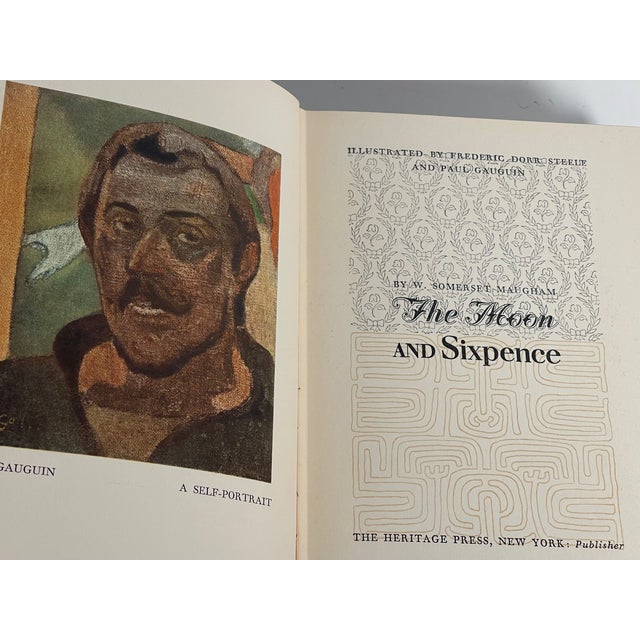 Paper The Moon and Sixpence Somerset Maugham Collectors Book For Sale - Image 7 of 10