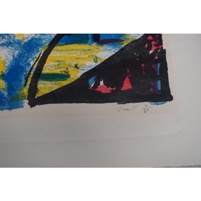 Printmaking Materials Color Print, Signed and Numbered c.1950s For Sale - Image 7 of 9
