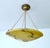 1930s Large Art Deco Pendant Light in Marble Glass, 1930s For Sale - Image 5 of 18