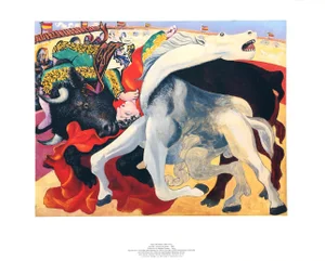 1980s "Corrida la Mort du Torero" Lithograph After Pablo Picasso