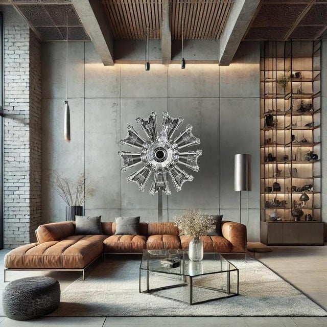 This chrome WSK aircraft engine, presented on a metal base, constitutes an exceptional piece for enthusiasts of aviation...