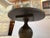 Silver Crate & Barrel Zinc Pedestal + Glass Dining Table For Sale - Image 8 of 9