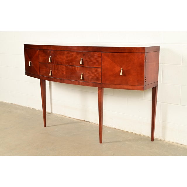 Art Deco Baker Furniture Modern Regency Sideboard Credenza For Sale - Image 3 of 15