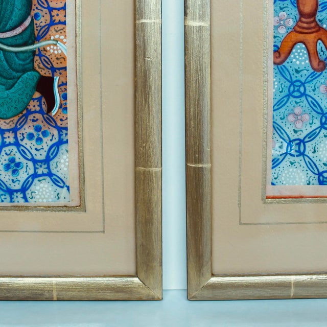Trio of Fine Chinese Export Paintings on Mulberry Pith Paper, 19th Century For Sale - Image 18 of 18