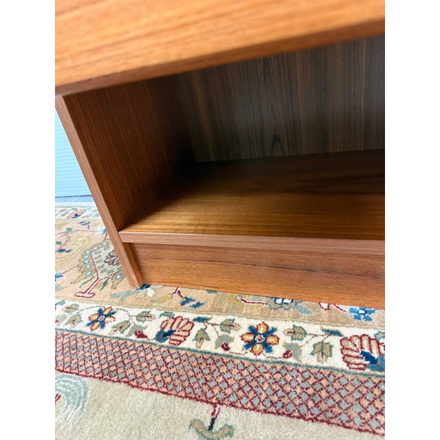 Teak Wood Mid 20th Century Nightstands, Pair For Sale - Image 9 of 12