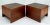 Vintage Baughman-Style Wood Side Tables With Metallic Top For Sale - Image 12 of 13