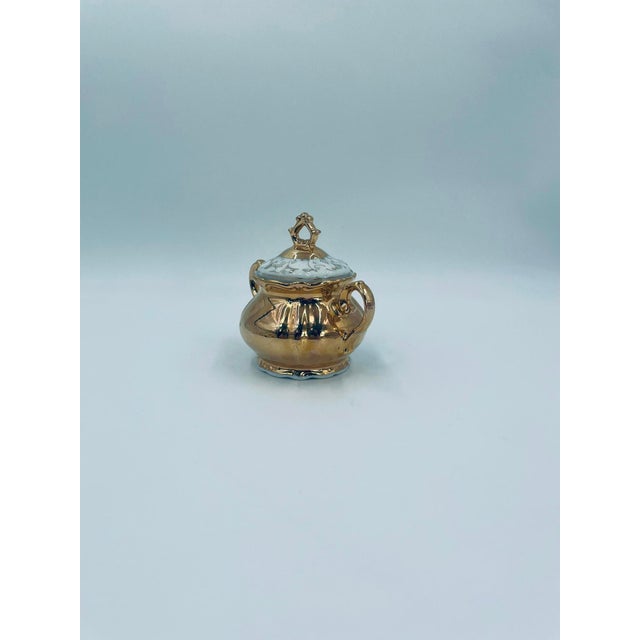 Italian Porcelain Sugar Bowl, 1969 For Sale - Image 4 of 13