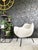 Modern 20th Century Modernism Matte White RM58 Armchair by Vzór for Roman Modzelewski For Sale - Image 3 of 18