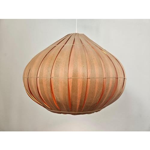 Mid-Century Veneer Pendant in the style of Hans-Agne Jakobsson, Denmark, 1960s For Sale - Image 14 of 16